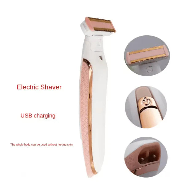 Dual-Head/2-in-1 Women's Electric Shaver