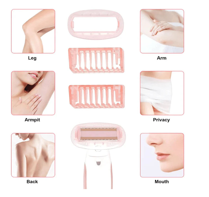 Dual-Head/2-in-1 Women's Electric Shaver